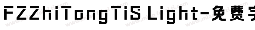 FZZhiTongTiS Light字体转换